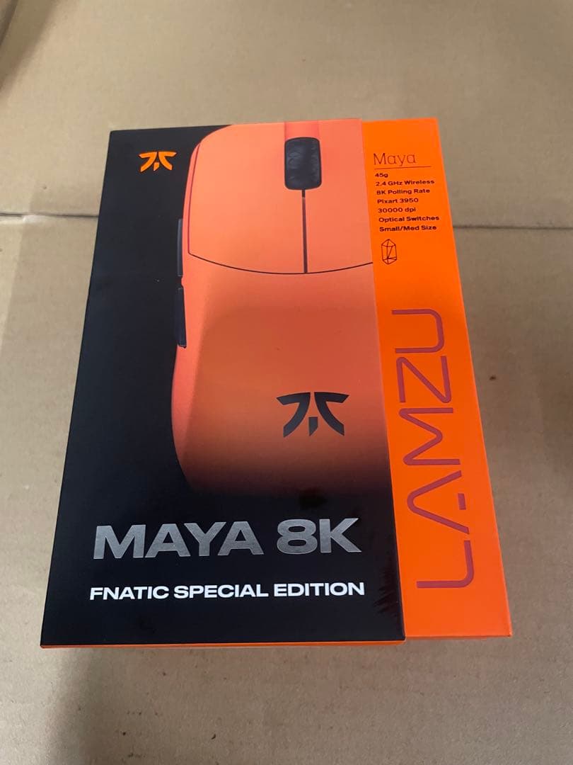 マウス・トラックボール FnaticGear Lamzu MAYA 8K FnaticGear Lamzu MAYA X 8K - FNATIC SPECIAL EDITION ポーリング