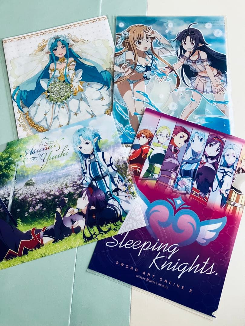 SAO クリアファイル セット売り 1番くじ マザーズロザリオ アスナ