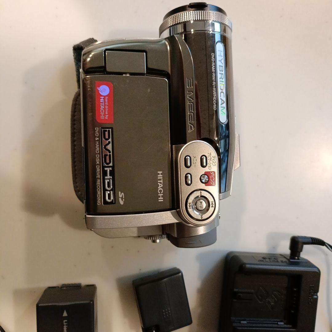 HITACHI DVD HD ハイブリッドカム 本体　その他 Hitachi DVD CAM WIDESCREEN 16:9 DZ-BX35A Cinema Gray With Battery