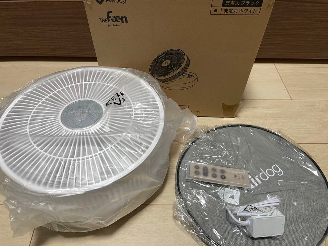 Airdog The Fan Portable 白 コードレス扇風機 Amazon | Airdog The Fan portable White サーキュレーター扇風機