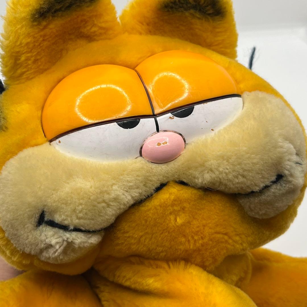 ガーフィールド 80S パペット人形 ぬいぐるみ レトロ アメコミ 当時物 傷有