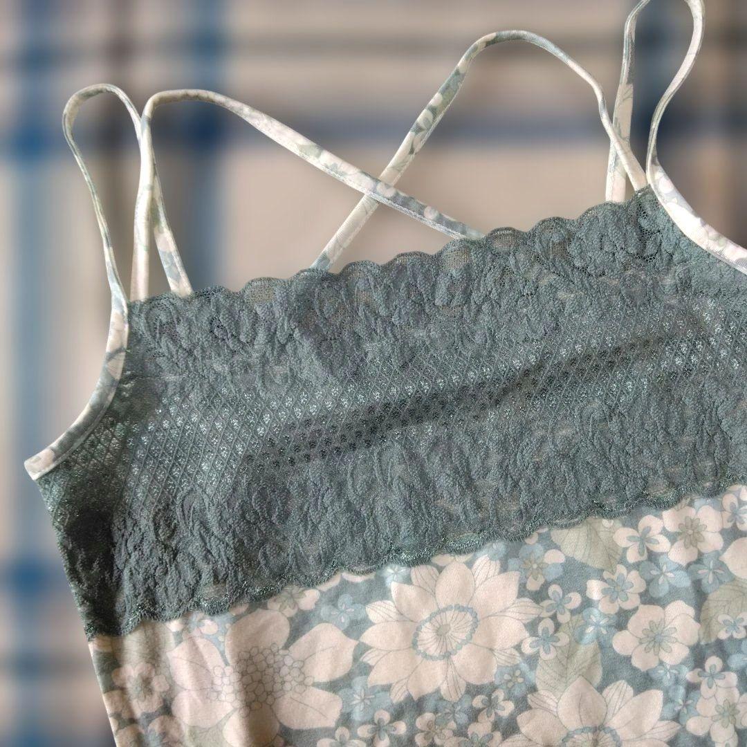 レース キャミソール 花柄 フェアリーコア フェアリーグランジ 平成