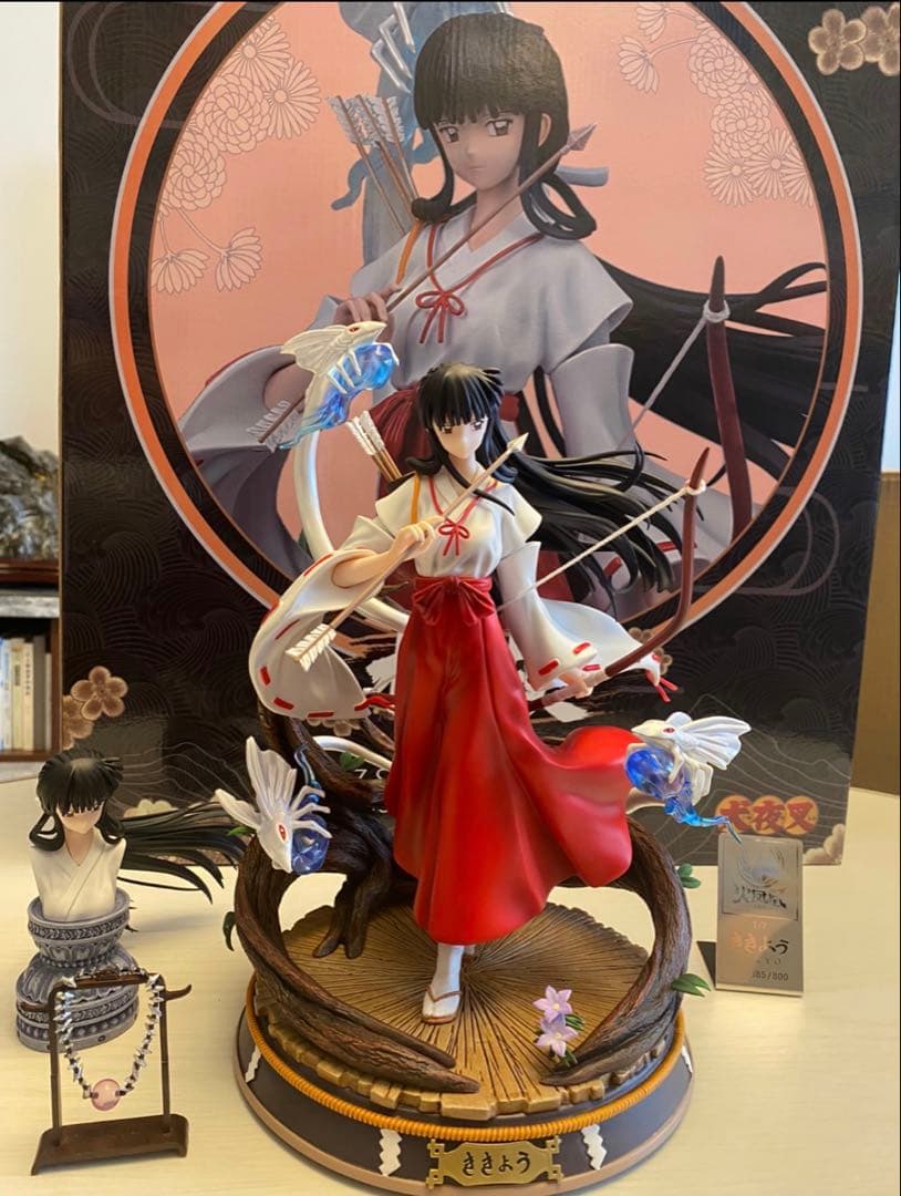 犬夜叉 桔梗 ガレージキット ガレキ スタチュー② - メルカリ