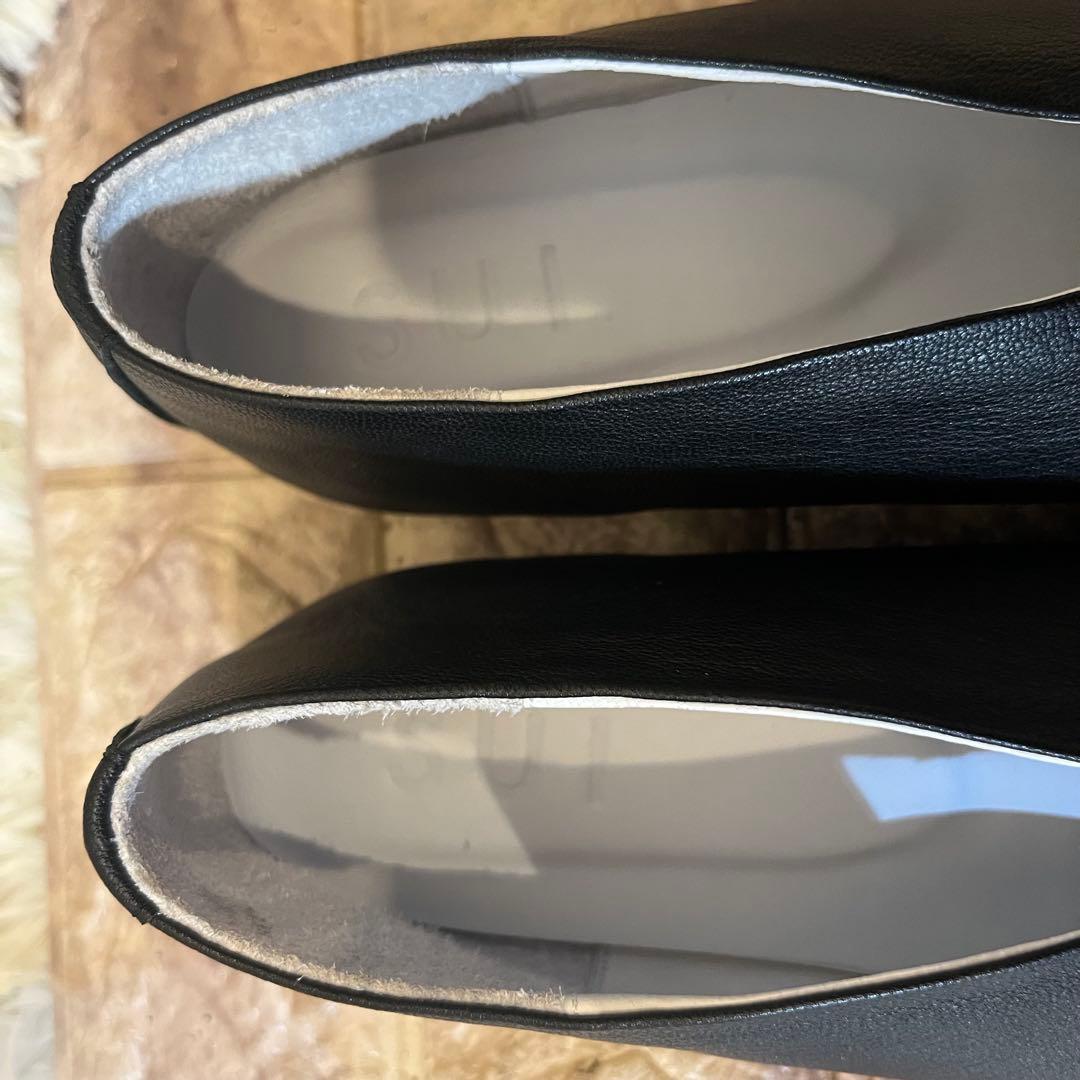 美品 SUI バレエ シューズ V BALLET ゴートレザーブラック24.5 - メルカリ