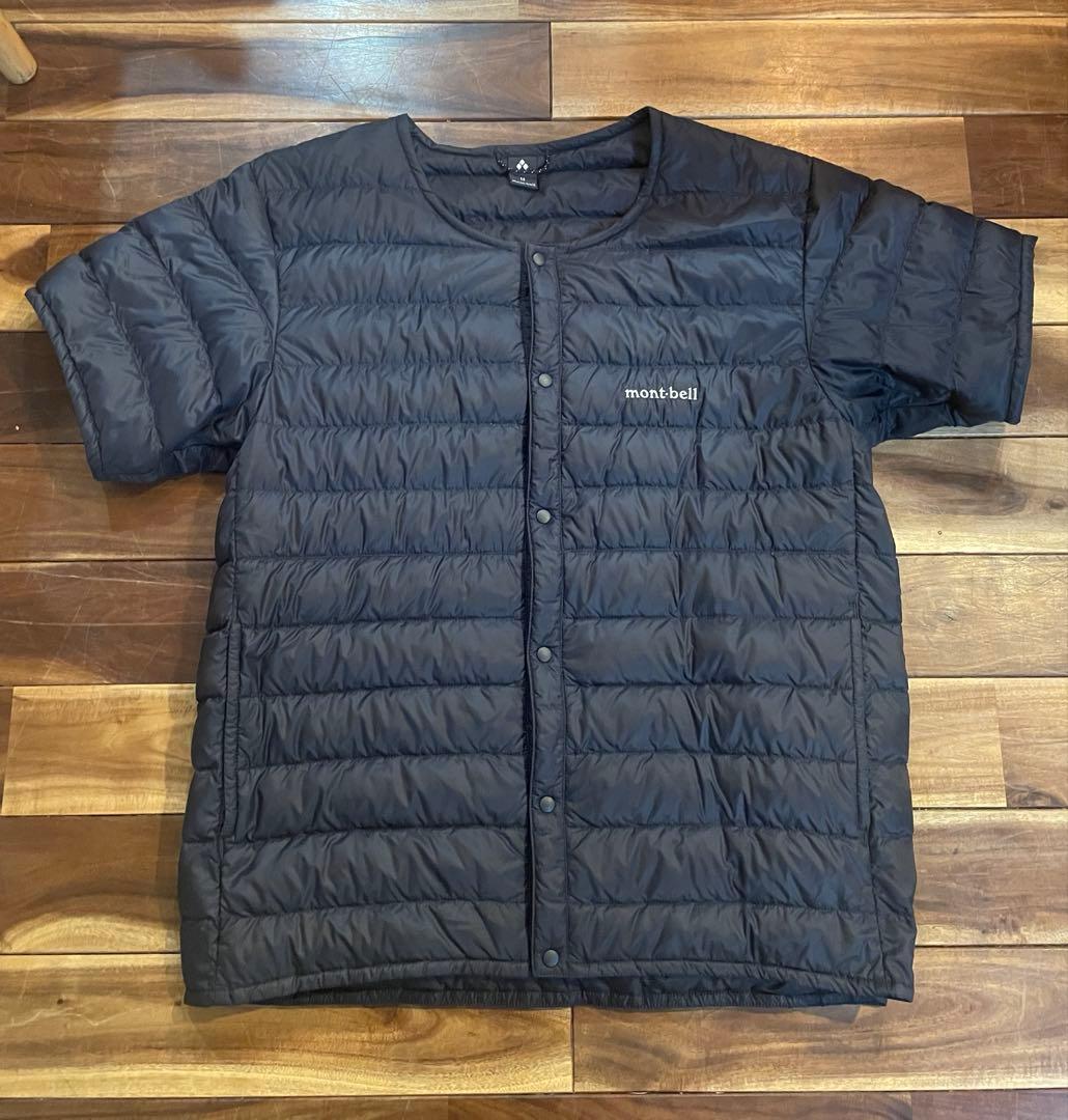 モンベル mont-bell スペリオダウン 半袖 インナーダウン ブラック