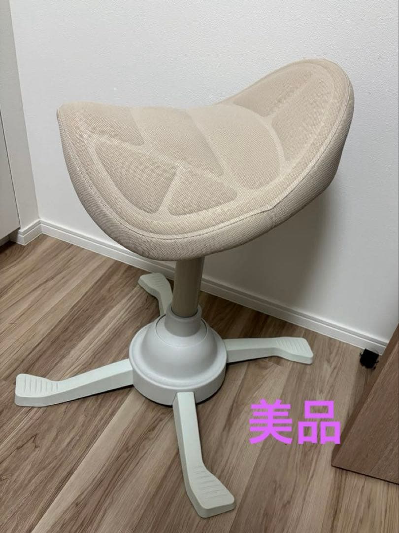ホースライディングチェア　姿勢矯正チェア ベージュ 高さ調整機能付き ホースライディングチェア 姿勢矯正チェア ベージュ 高さ調整機能付き
