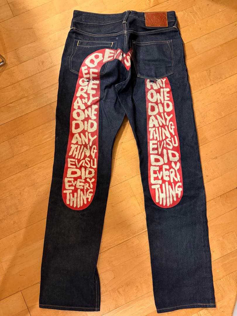 EVISU カスタムメイド ダークデニム 29x34 EVISU カスタムメイド ダークデニム 29x34 - メルカリ