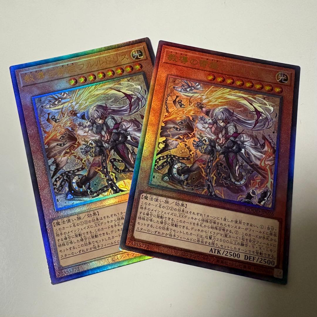 遊戯王 教導の雷霆フルルドリス レリーフ2枚セット - メルカリ