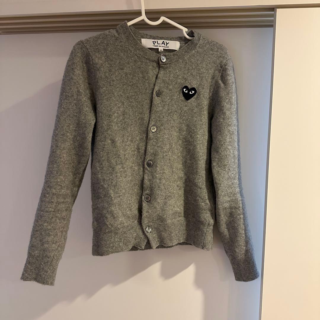 正規品】ギャルソン グレー カーディガン XS - メルカリ