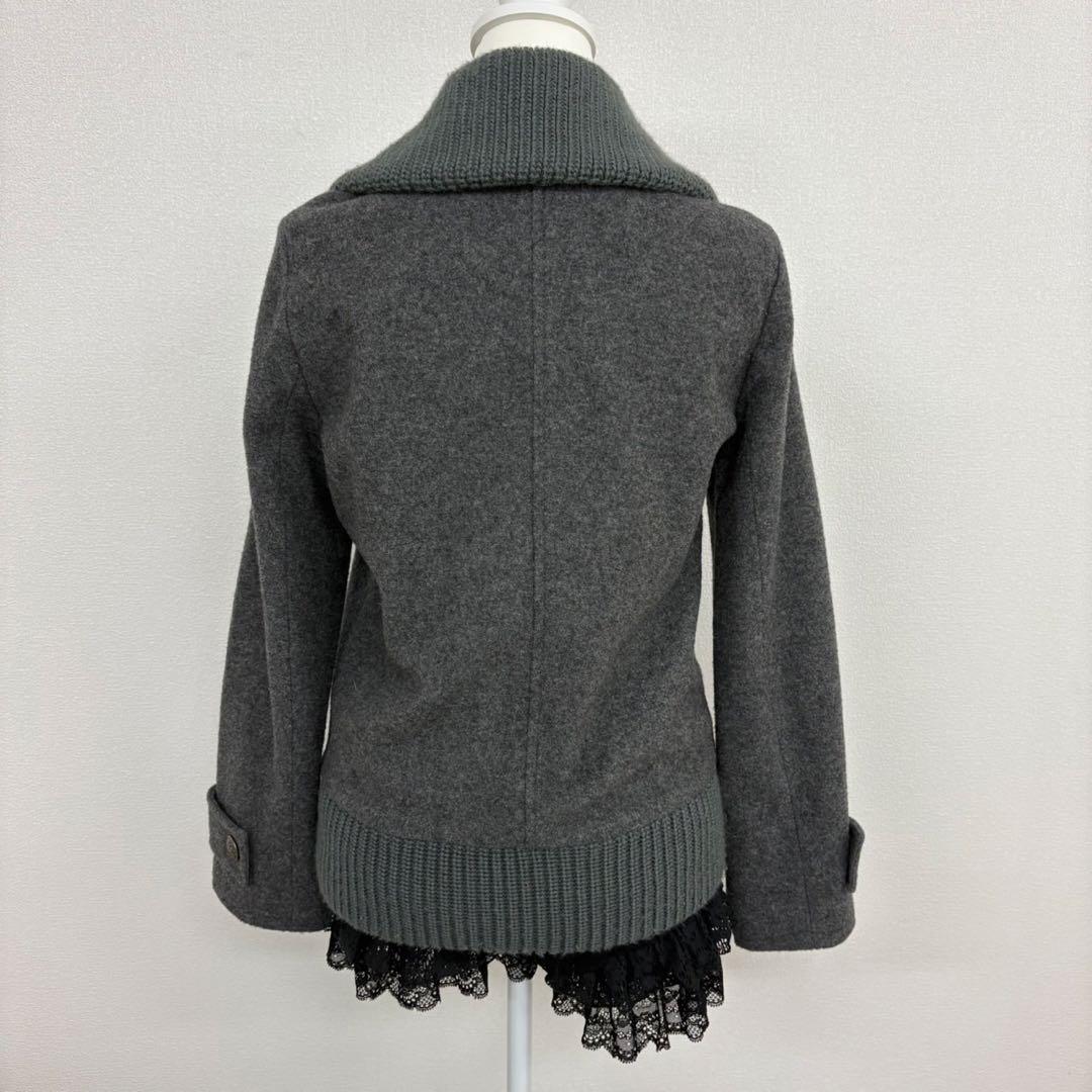 ダークコアy2k NANA 平成 ギャル ロック ウールコート ピーコート