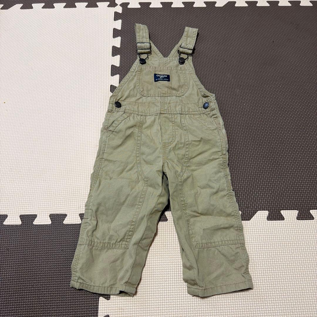 OshKosh B'gosh ベージュ オーバーオール 12ヶ月 - メルカリ