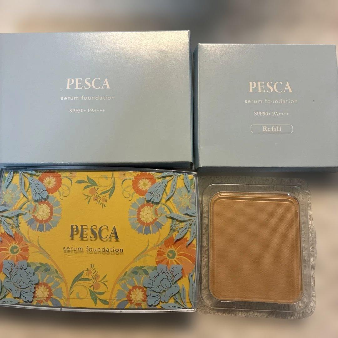 PESCA ペスカ薬用セラムファンデーション ピンク 限定 レフィルセット