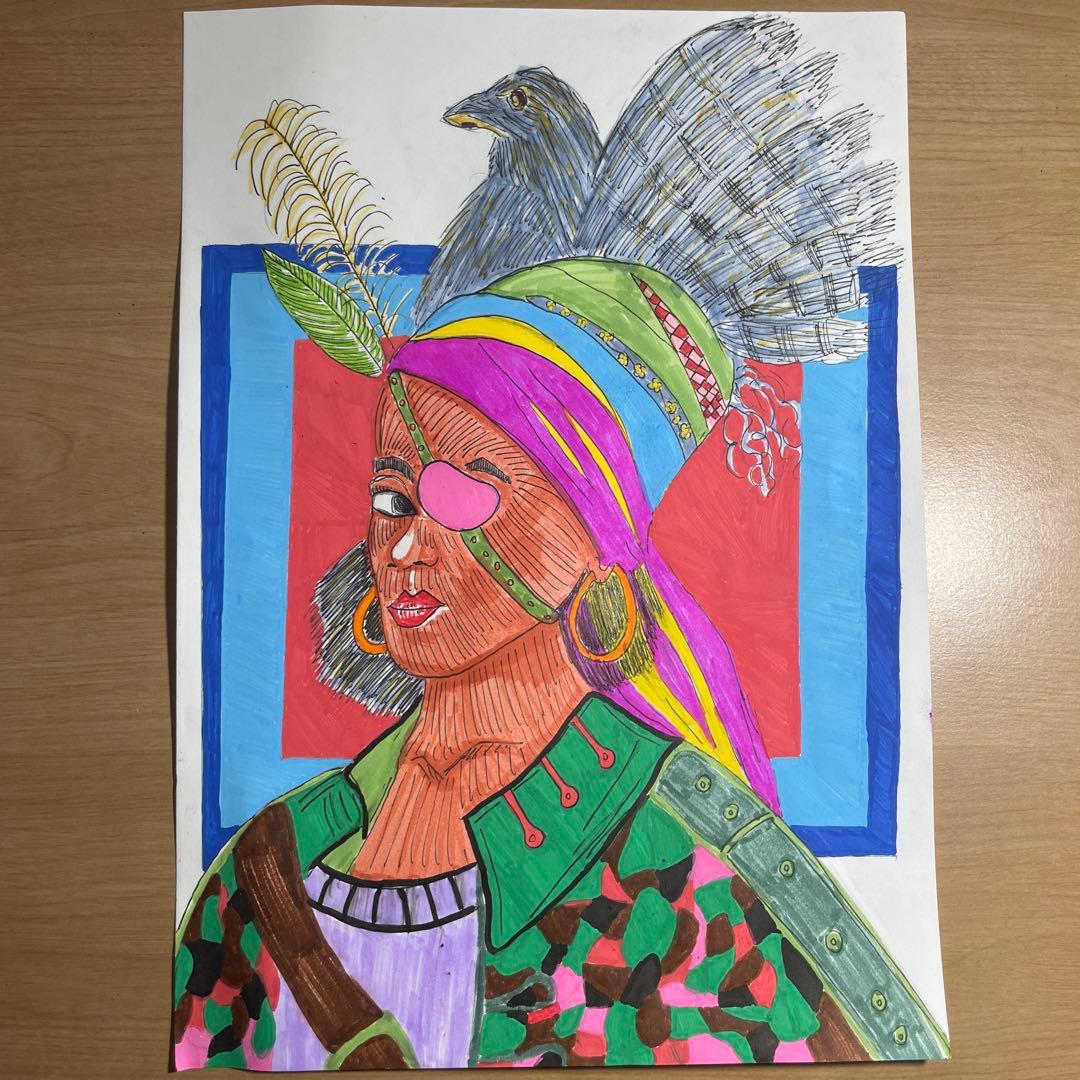 Pirates」 オリジナル作品 手描き イラスト - メルカリ