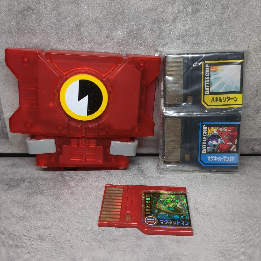 ロックマンエグゼ5 プログレスチップゲート（ブルース）&バトルチップ