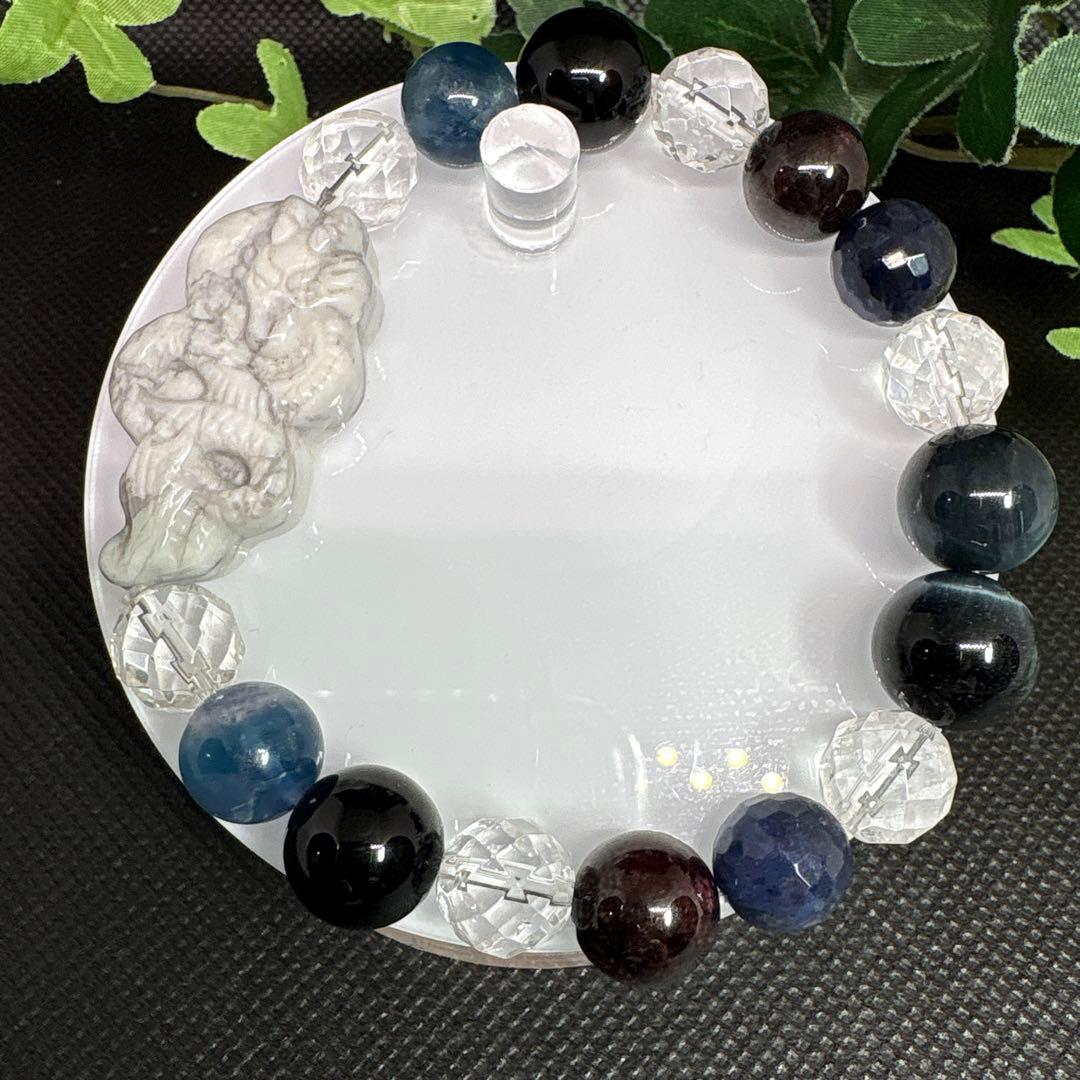 ＊泉澄＆まえまえ様＊フローライトとホワイトアゲート共生　薔薇　ブルーフローライト