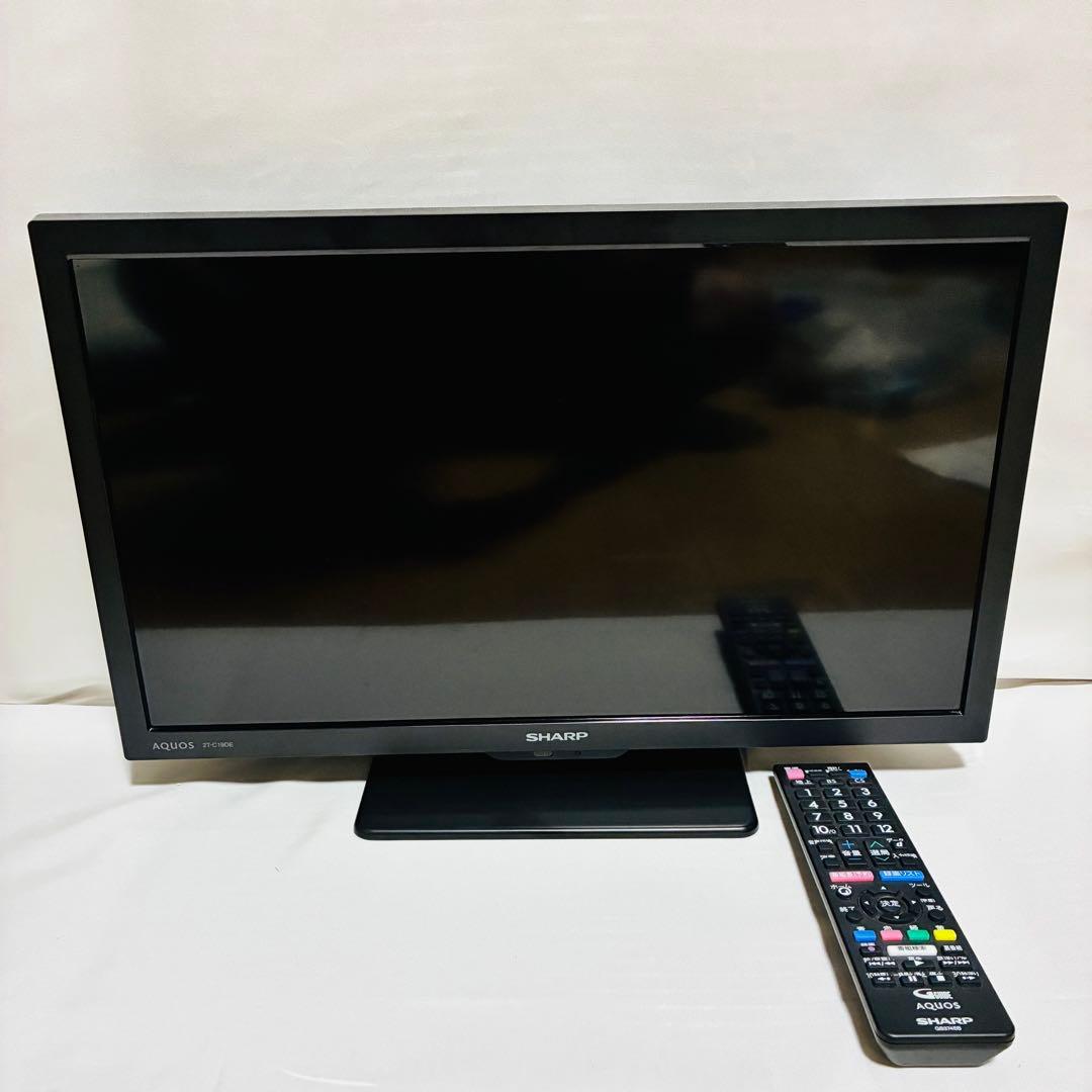 SHARP AQUOS 19型 液晶テレビ 2T-C19DE 22年製 Amazon.co.jp: シャープ 19V型 液晶 テレビ AQUOS 2T-C19DE-W