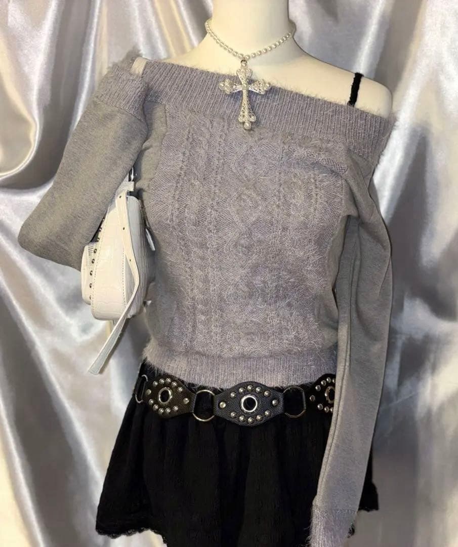 Y2k グランジ 平成ギャル モコモコ スウェットT archive - メルカリ