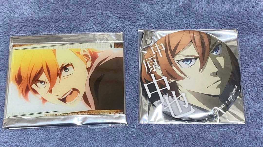 文豪ストレイドッグス 一番カフェ 缶バッジ アクリル カード 中原中也 AMNIBUS-日常使いできるアニメグッズの通販サイト-