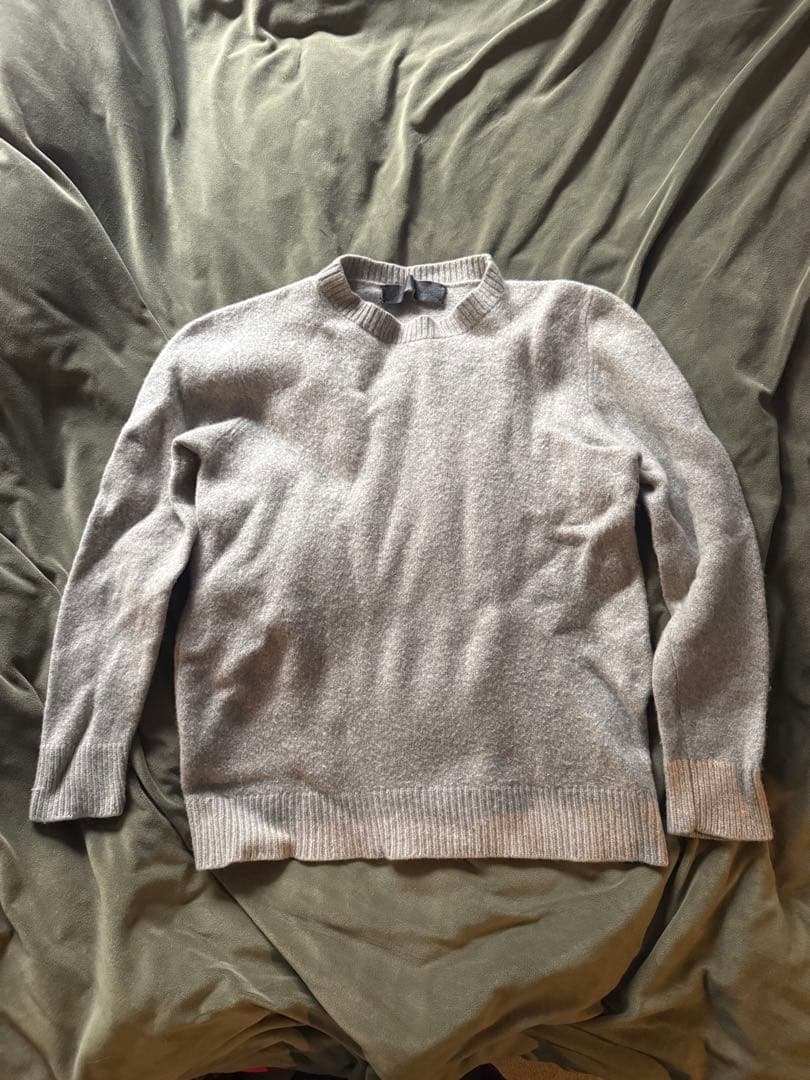 The Elder Statesman カシミヤクルーネックセーター The Elder Statesman / ジエルダーステイツマン | cashmere 100