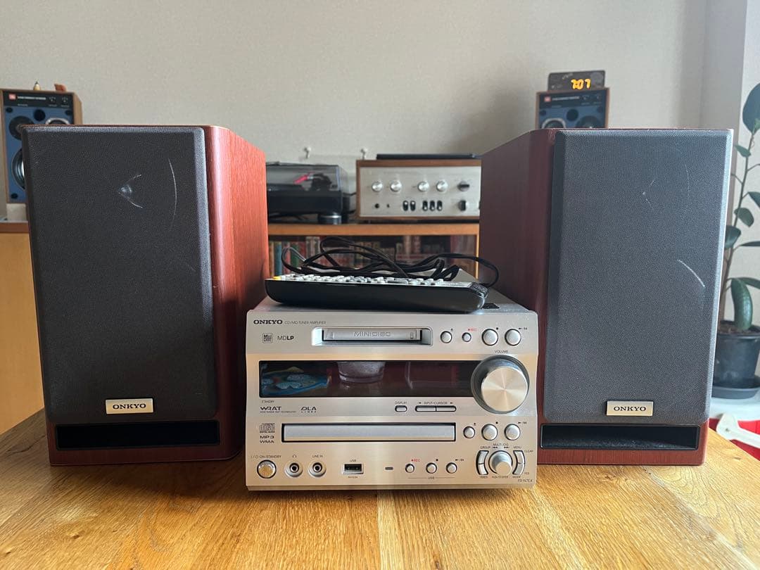動作品　ONKYO ミニコンポ FR-N7EX CD MINIDISC Onkyo X-N7EX [MiniDisc Wiki]