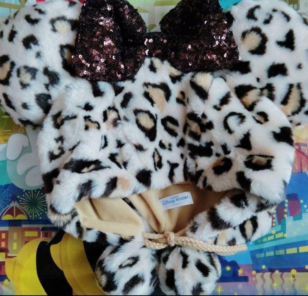 ディズニー ミニー ヒョウ柄 レオパード ファンキャップ 茶色 - メルカリ