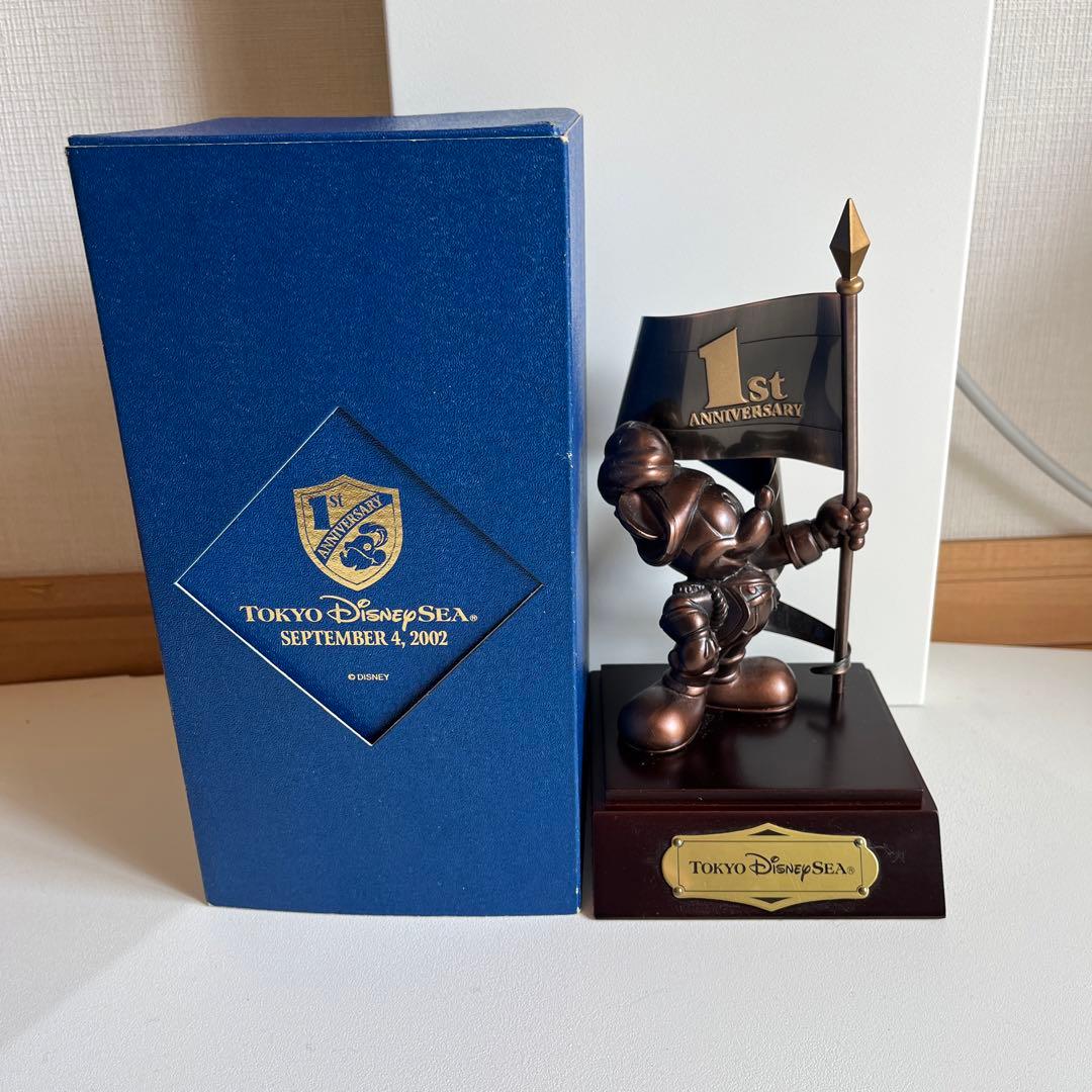 【値下げ】東京ディズニーシー1st.アニバーサリーミッキーブロンズフィギュア Yahoo!オークション - 限定1000体 激レア 東京ディズニーランド20周年