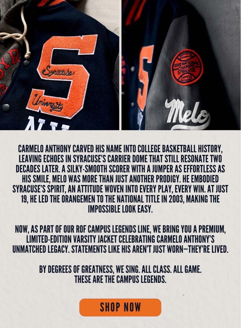 カーメロ・アンソニー NBA スタジャン チームバーシティージャケット