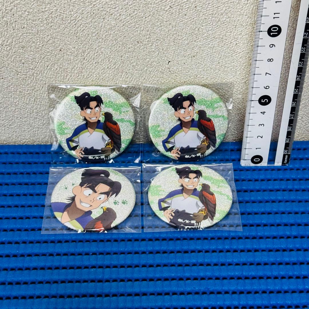 忍たま乱太郎 東武動物公園 潮江文次郎 グリッター缶バッジ セット ゃ