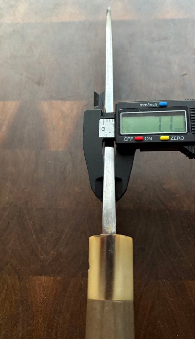 築地 正本 霞 出刃 210mm 7寸 包丁 和包丁 本職 白鋼