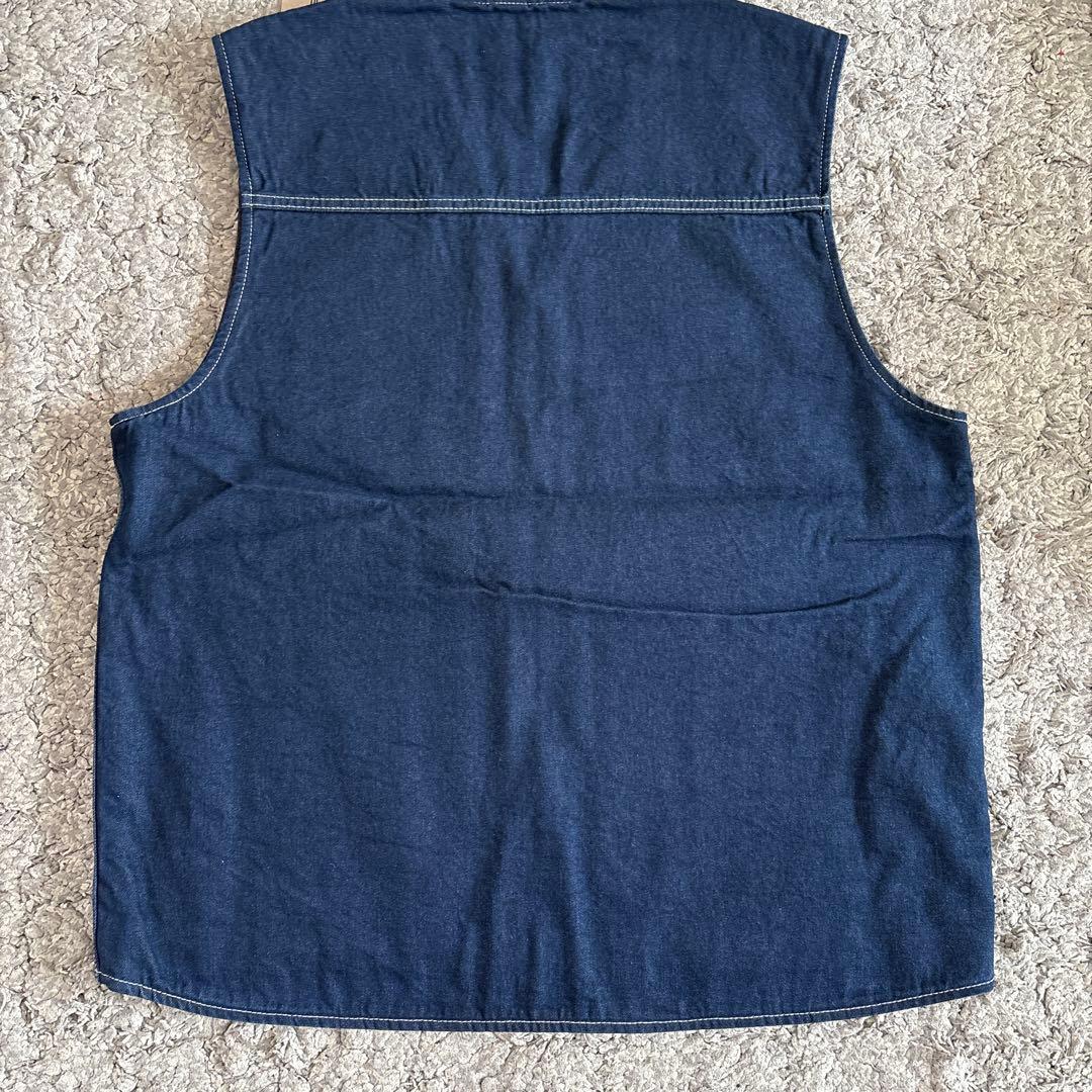 オンラインファッション - Carhartt デニム ベスト ダークブルー