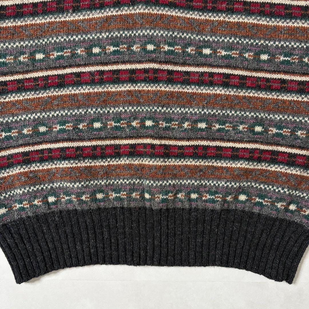 希少・超美品】RRL 三ツ星タグ 90s フェアアイル柄 ニット ベスト L