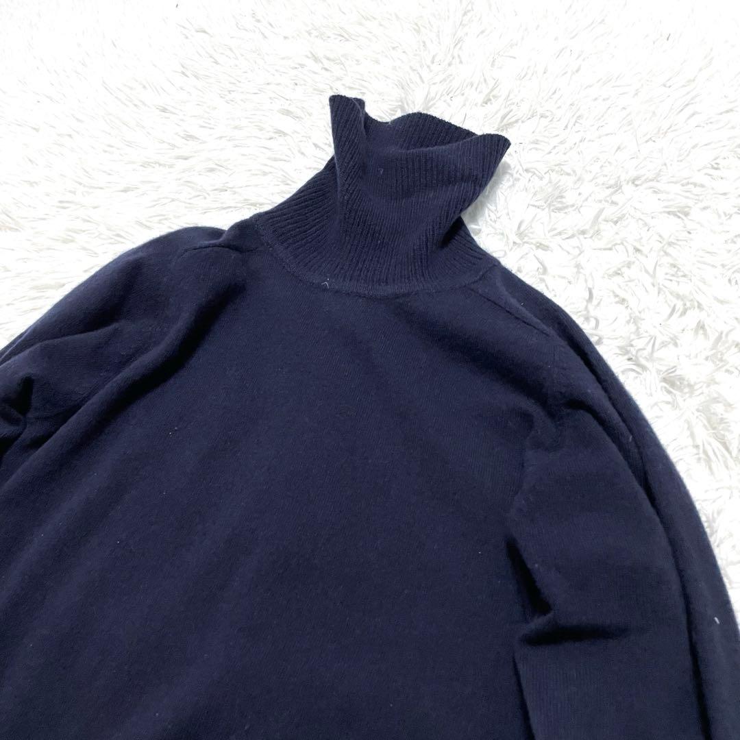 Alan Paine アランペイン 12G ジーロンウール タートルネックニット