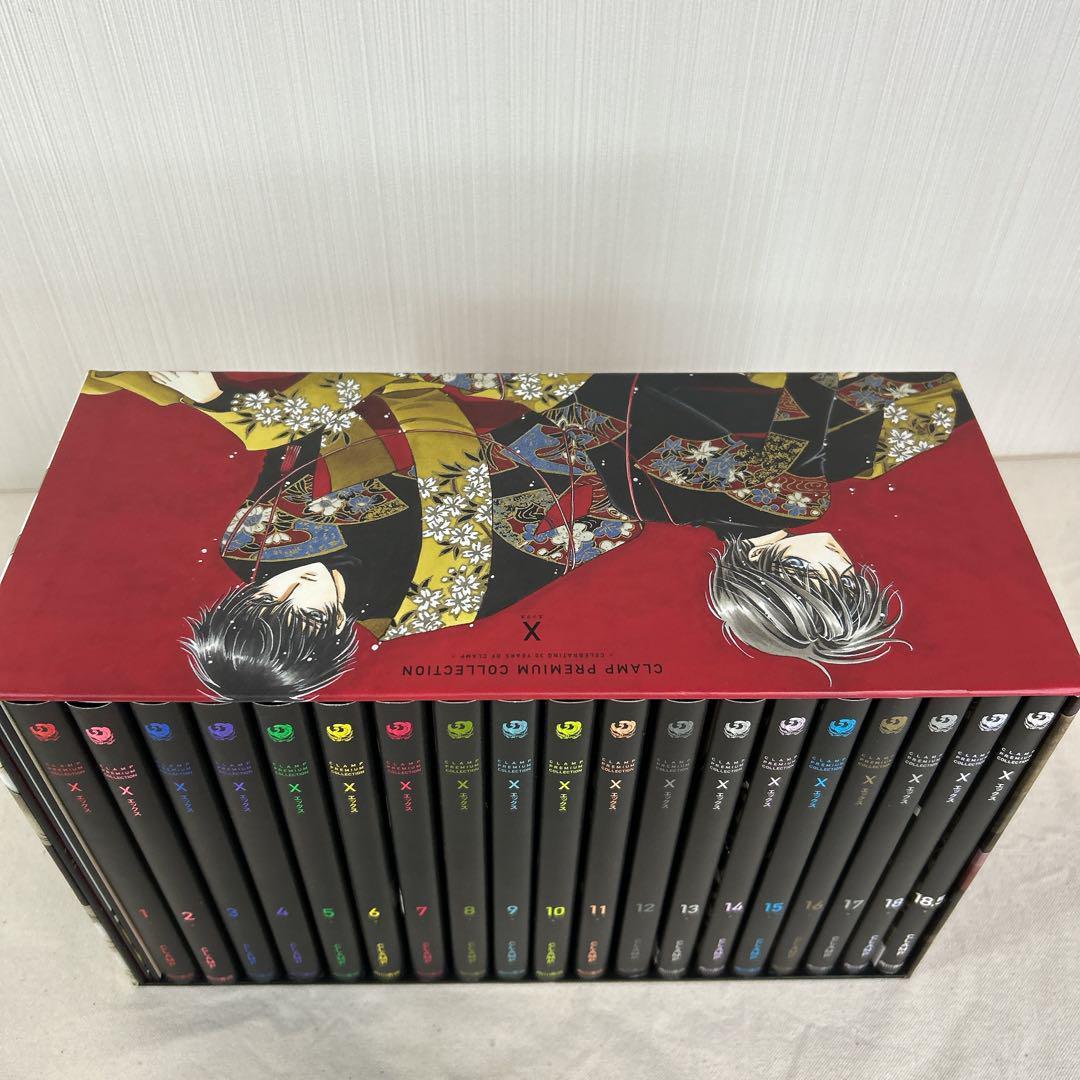 匿名配送】 CLAMP X エックス 全巻 収納BOX 複製原画風カード 初版