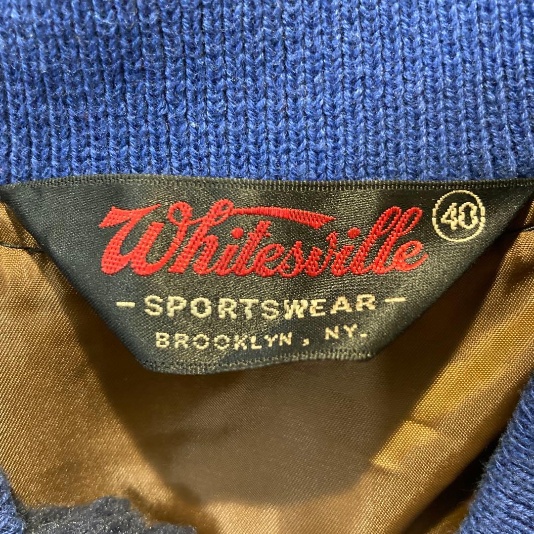 WHITES VILLE ホワイツビル スタジャン ボア フリース サイズ40 - メルカリ