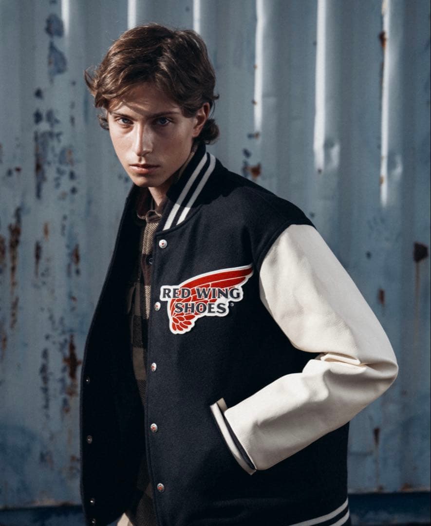 HUMAN MADE x RED WING VARSITY JACKET M - メルカリ