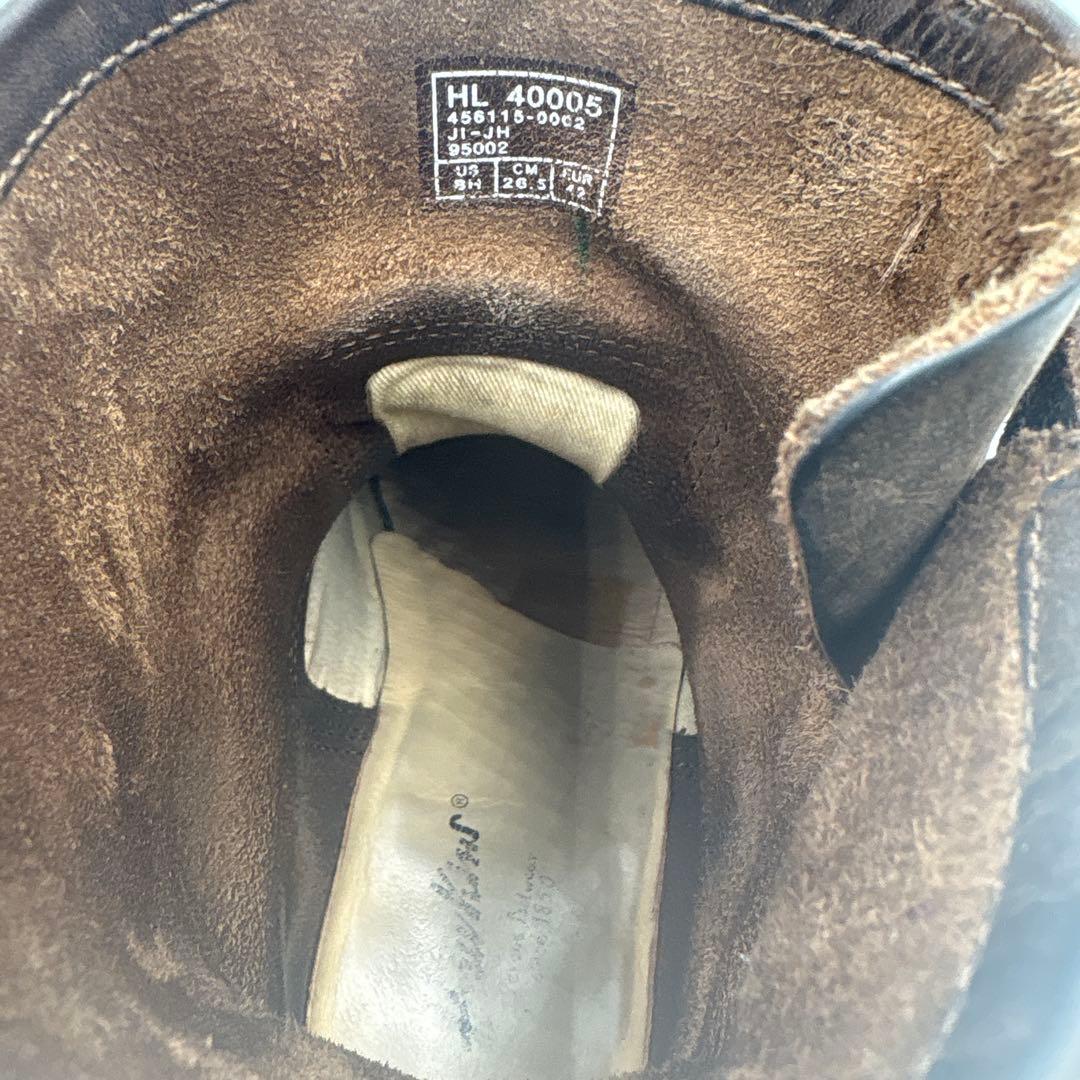 ホーキンス ショート エンジニアブーツ【26.5cm】ブラウン スチールトゥ