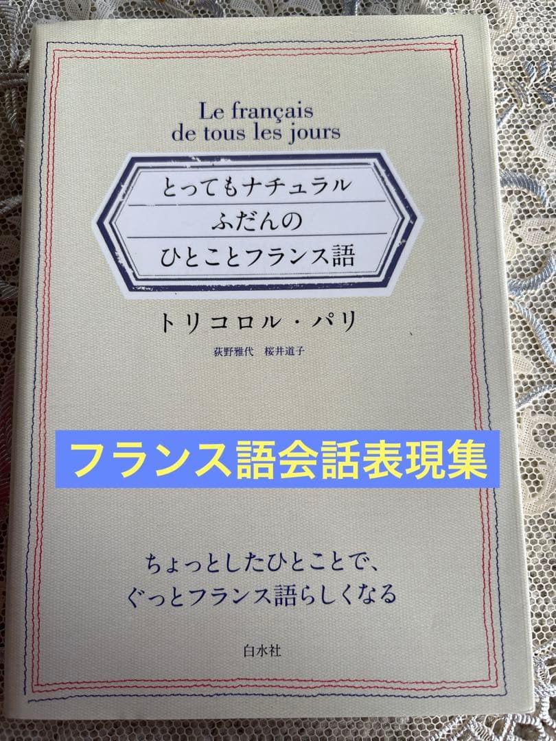 美品】とってもナチュラル ふだんのひとことフランス語｜白水社｜会話