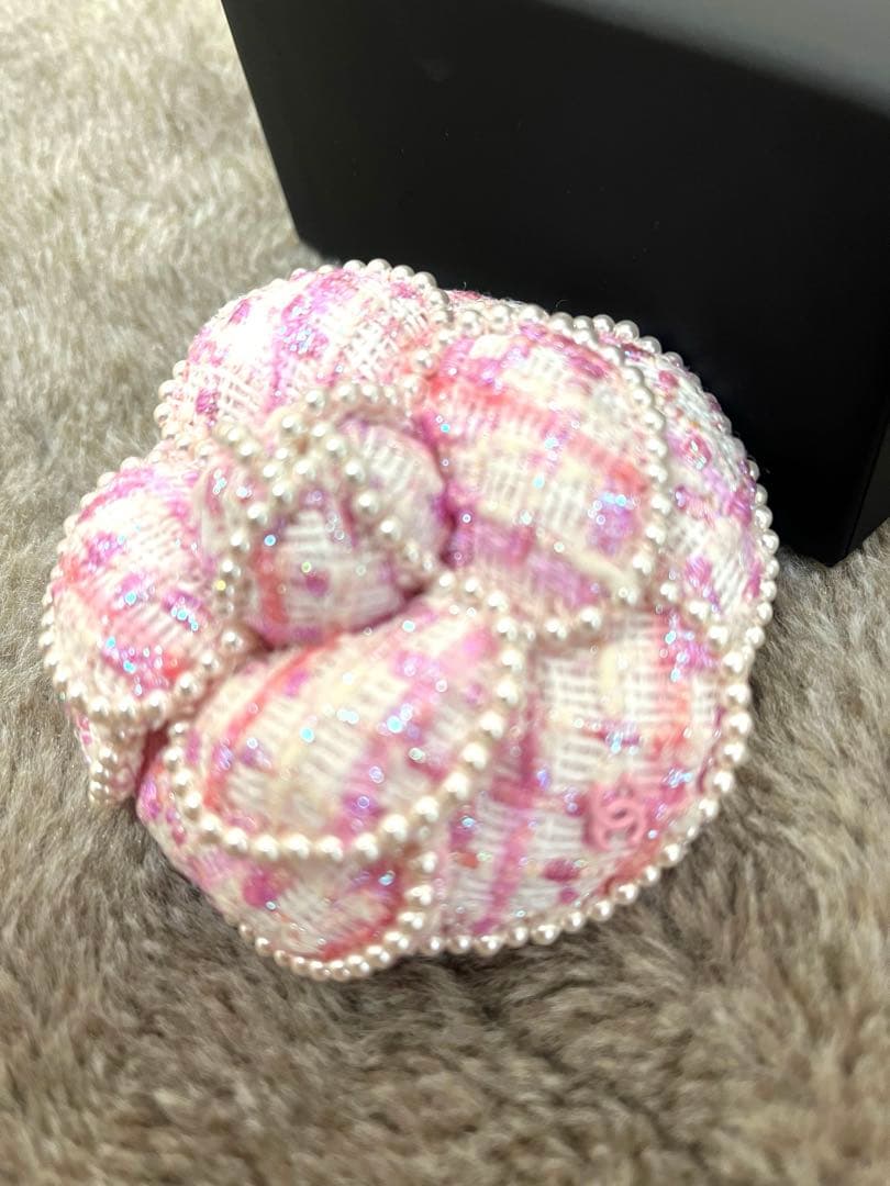 Aria_Vintage 様専用 CHANEL コサージュ ツイードピンク - メルカリ