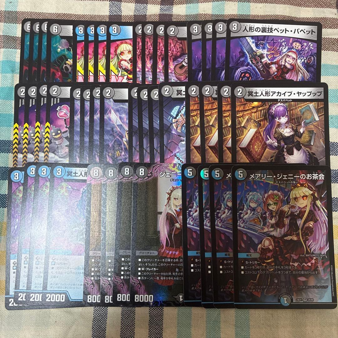 青黒デスパペットパーツ メアリージェニーのお茶会 ジェニー&ガナテハ