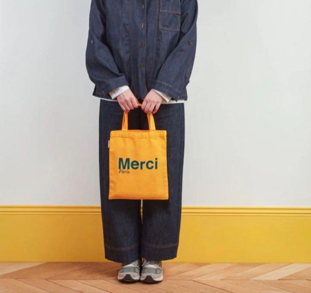 新品未使用 タグ付き Merci トートバッグ フランス パリ 人気 - メルカリ