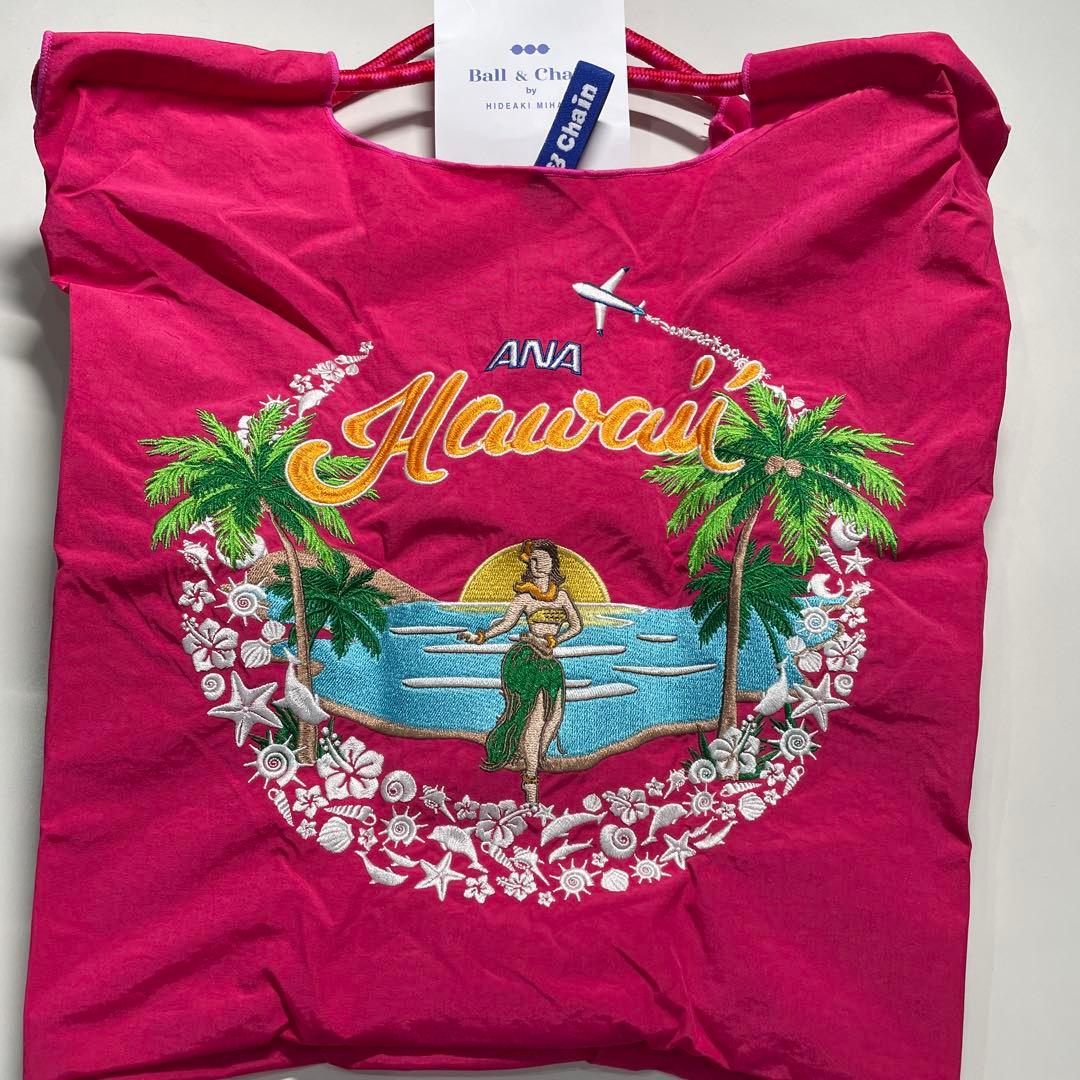 ANAボールアンドチェーン　Hawaiiコラボ　Mサイズ ボールアンドチェーンのエコバッグが可愛いというよりオシャレすぎる