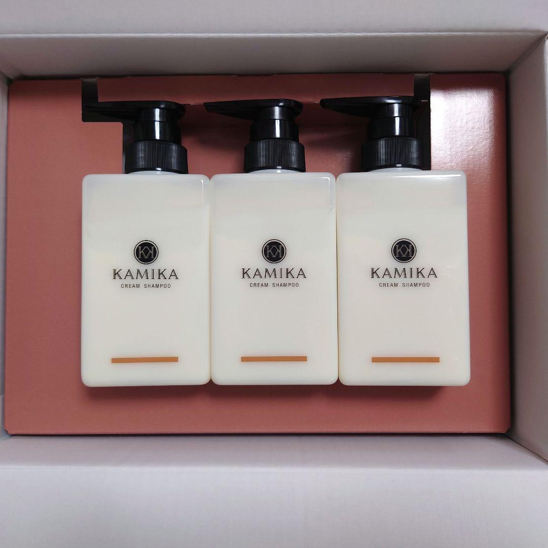 KAMIKA クリームシャンプー 3本セット　《ティーフローラルの香り》