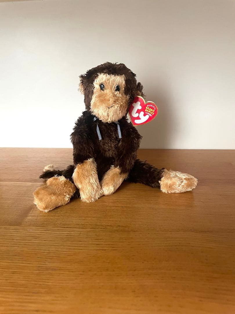 廃盤ty ぬいぐるみ サル Swinger ビーニーベイビーズ ソックモンキー