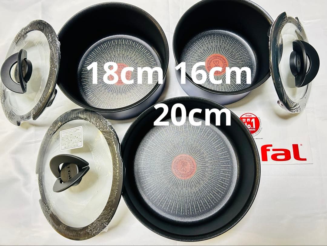 【新年新品】ティファール　ソースパン　アンリミテッドIH 蓋付き重ねて収納計6点 Amazon｜【セット買い】ティファール(T-fal) 片手鍋 ソースパン 20cm