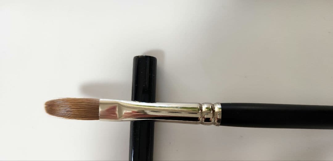 美品　ネイルデダンス　スカルプブラシ 限定 NAIL DE DANCE スカルプチュアブラシ Flat 25th ver.（キャップ