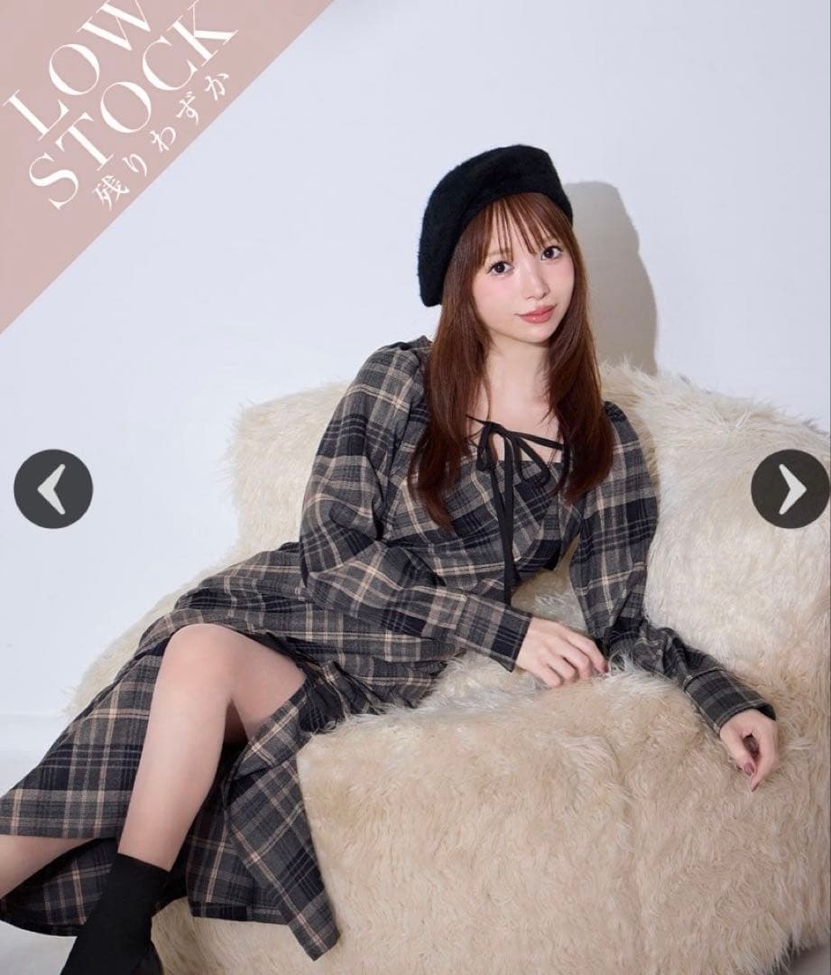 ボレロsetチェックマーメイドワンピ Fサイズ Michell Macaron - メルカリ