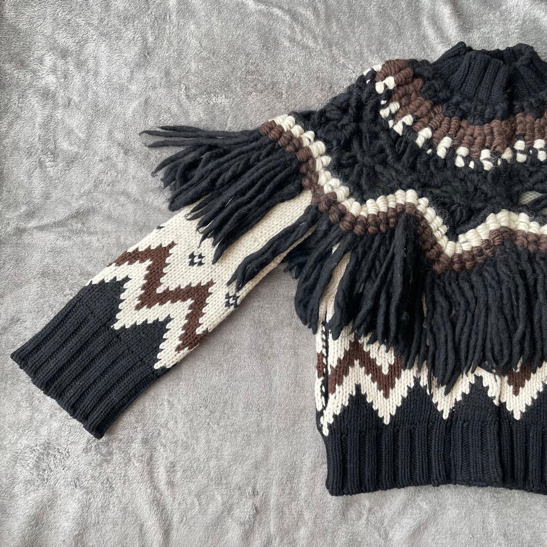 魔裟斗着用！【希少】sacai サカイ ノルディック ニットジャケット