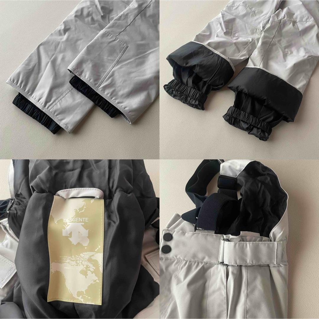 5488【美品】デサント スキーウェア 上下セット ビブパンツ 中綿入り