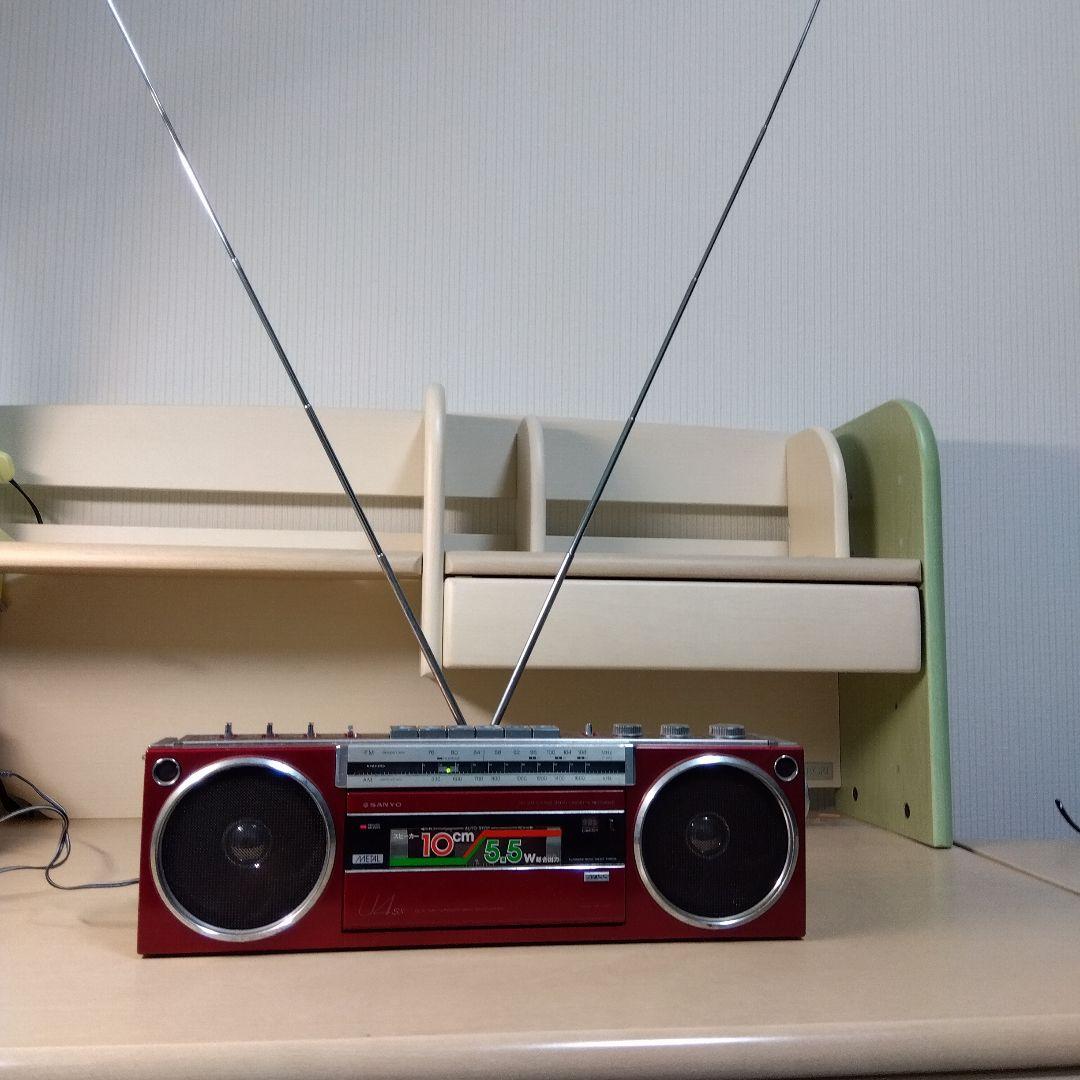 SANYO U4sx ラジカセ 昭和 レトロ アンティーク - メルカリ
