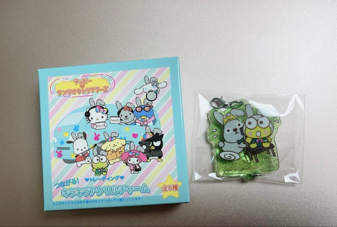 ラッピー サンリオ キラキラアクリルチャーム けろけろけろっぴ - メルカリ